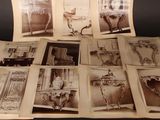 an old photo of a bunch of old photographs on a table