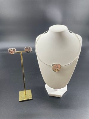 CHRISTOFLE- Collier ras de cou en argent orné d'un coeur et …