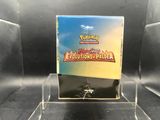 a box of pokemon evolutions pikachu on display