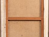 an image of a picture of a window with a wooden frame