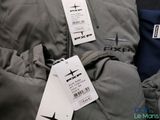 a jacket with a tag on it that says pkf