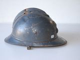 a helmet that is sitting on a table