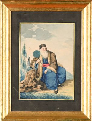 Ecole du XIXe siècle Portrait d'homme turc