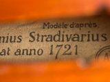 a close up view of a label on a shoe