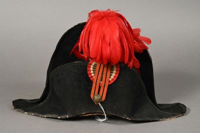 FRANCE. GARDE DE PARIS. Bicorne troupe bouton à l'intitulé e…