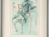 une image d'un tableau représentant un homme à cheval