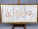 une image représentant une photo d'un dessin posé sur un chevalet