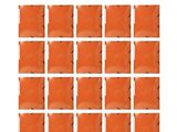 vendu parlot de 20 x 20 mm orange