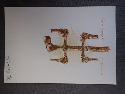 Rachid KHIMOUNE (1953) Dessins et commentaires de "Le Voyage…