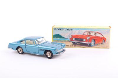 an image of a blue toy car next to a box of toys
