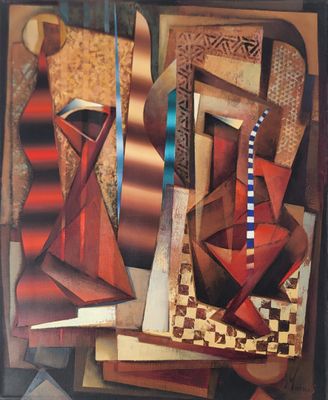 une image d'un tableau représentant un homme et une femme