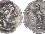 an image of a silver coin with a bird on it