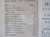 an open book with a list of things on it