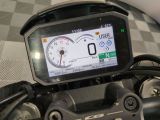 a close up of a motorcycle with a gps device on it