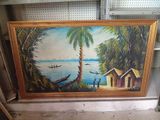 une photo d'un tableau accroché au mur d'un magasin