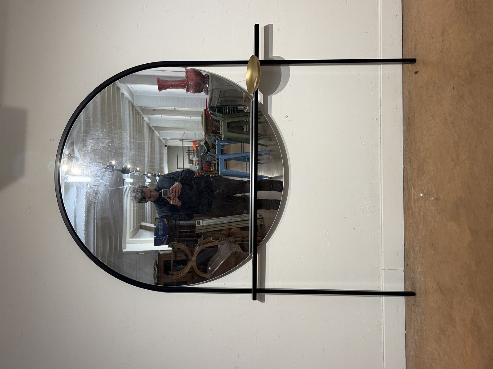 LIGNE ROSET. Miroir-valet "Geofffrey".