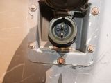 an image of a close up of an electrical outlet in a wall