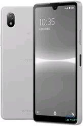the back and side view of a white smartphone