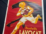 poster of a football player running with a ball in his hand