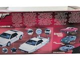 a box with a picture of a set of cars in it