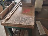 a table that has a box on it in a room