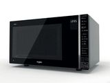 an image of a black microwave oven on a white background