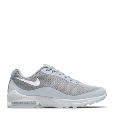 nike air max in grey and white