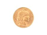 an image of a gold coin on a white background