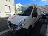 a white van that is parked on the side of the street