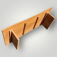 Table basse en chêne dans un esprit japonisant. (photo 3)