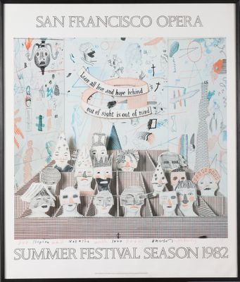 san francisco opera summer festival season 1982 poster