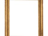 un cadre or antique sur fond blanc