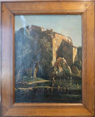 ÉCOLE FRANÇAISE DU XIXe siècle Paysage provençal