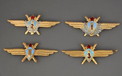 Insigne de pilote de bombardier de1er, 2e, 3e années et sans…