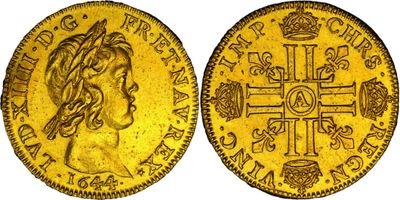 l'image d'une pièce d'or portant une croix