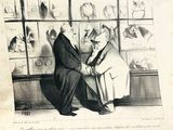 a drawing of a man and a woman sitting on a bench
