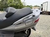 a motorcycle that is parked in a lot