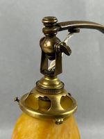 Lampe de bureau Art Nouveau, le piètement en bronze par Augu… (photo 3)