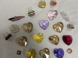 a lot of different colored stones on the table