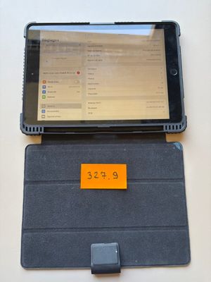 a tablet that is sitting on top of a table
