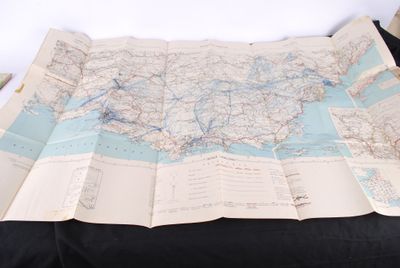 Authentique carte US de Marseille de l’opération DRAGOON dat…