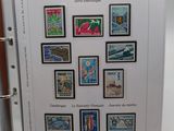 a book with a bunch of stamps on it