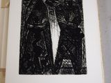 an image of a black and white drawing of a man and a woman