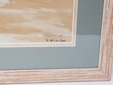 a picture of a painting on the wall of a room