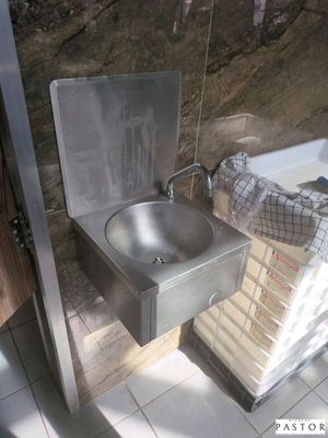 a bathroom with a sink and a bathtub in it