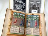 an open book with a picture of a man and a woman on it