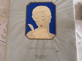 a book with a picture of a woman on it