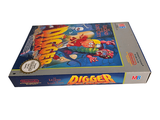 a box with a video game on it on a white surface