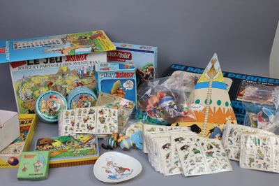 a lot of children ' s toys and games on the table