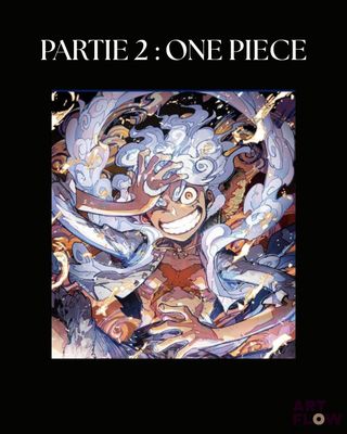 the cover of the book, part 2 one piece, is shown